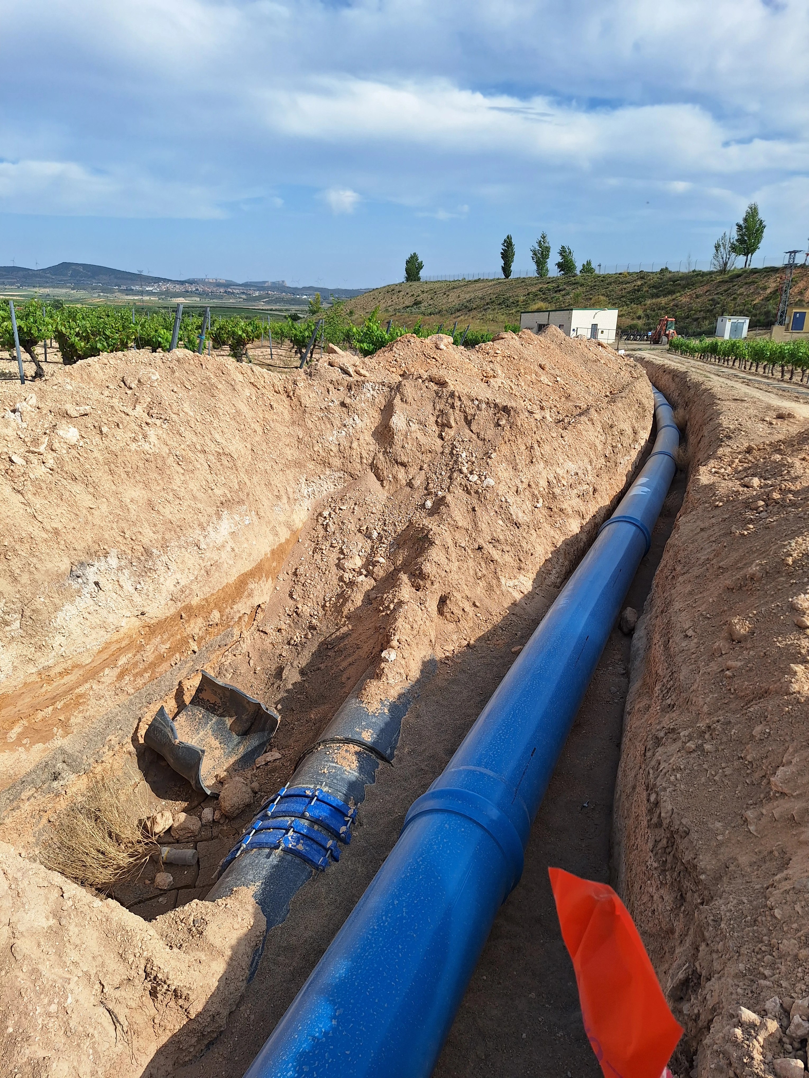 Actuación de riego La Grajuela en Cuenca ejecutada en dos campañas